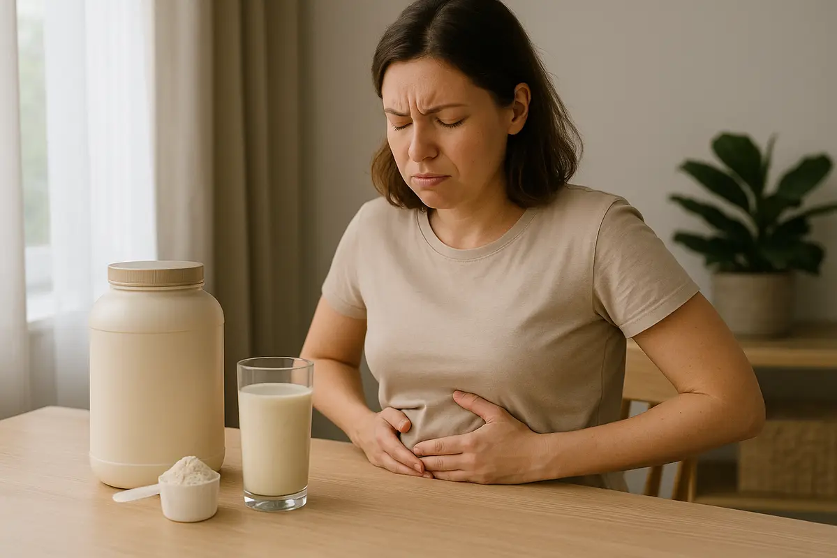 สารให้ความหวานและไฟเบอร์ในผงโปรตีนทำให้ท้องป่องได้